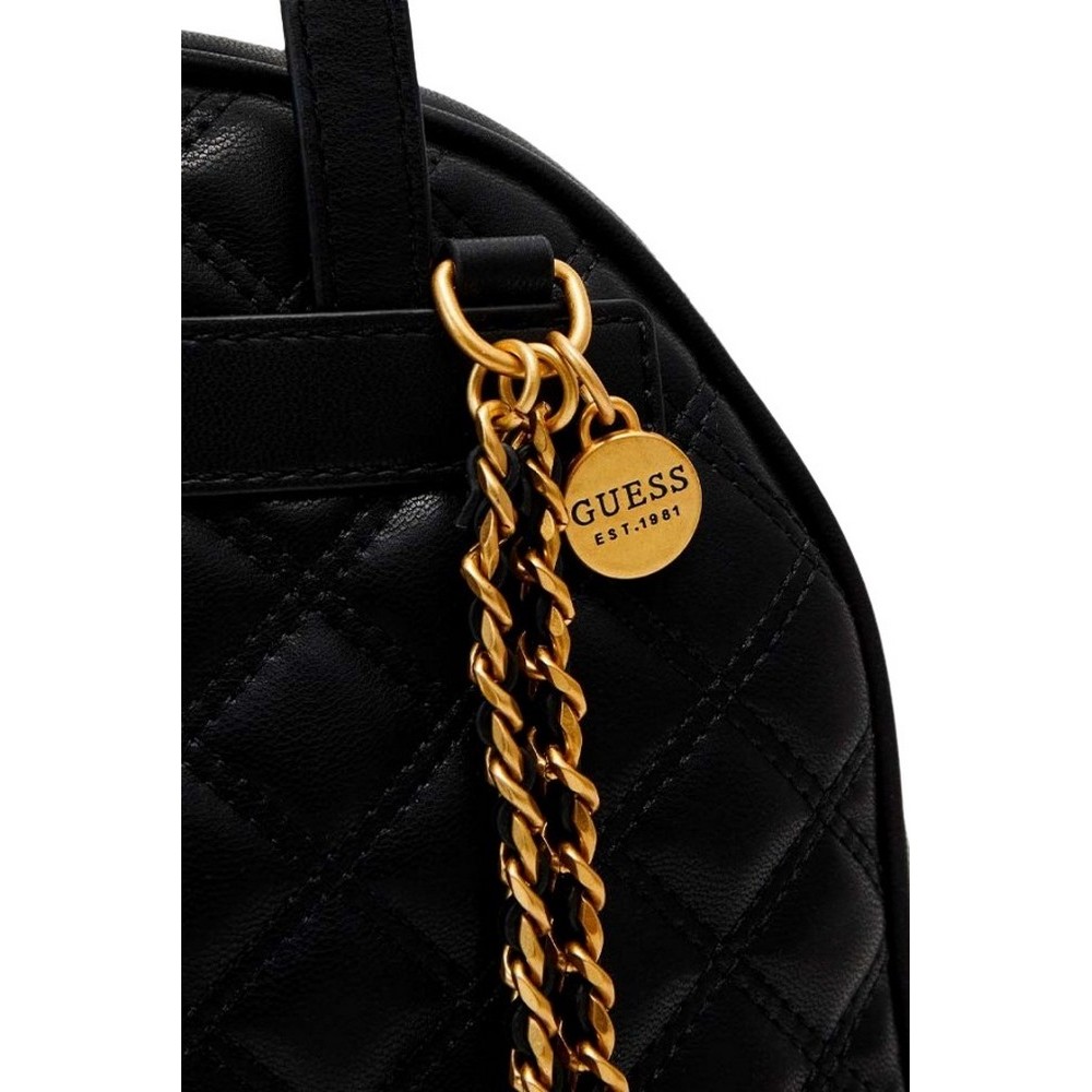GUESS GIULLY BACKPACK ΤΣΑΝΤΑ ΓΥΝΑΙΚΕΙΑ BLACK