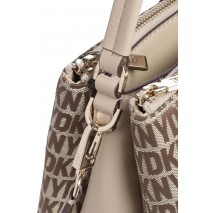 DKNY DEENA SATCHELS HANDBAG ΤΣΑΝΤΑ ΓΥΝΑΙΚΕΙΑ BEIGE