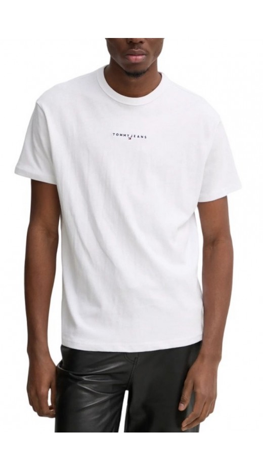 TOMMY JEANS RLX LINEAR LOGO TEE T-SHIRT ΜΠΛΟΥΖΑ ΑΝΔΡΙΚΗ BRIGHT WHITE