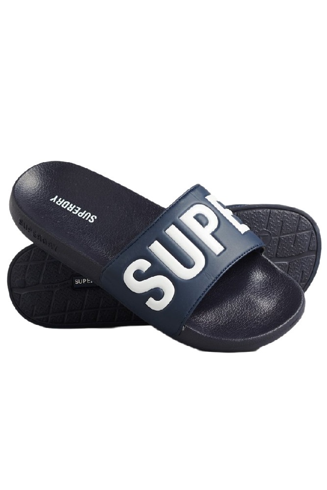 SUPERDRY D1 SDCD CODE CORE POOL SLIDE ΠΑΝΤΟΦΛΑ ΑΝΔΡΙΚΗ DEEP NAVY