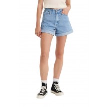 LEVI'S ROLLED 80S MOM SHORTS ΣΟΡΤΣ ΓΥΝΑΙΚΕΙΟ LIGHT INDIGO