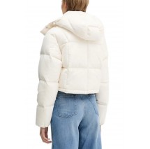 TOMMY JEANS ALASKA GRID CRP DWN JCKT EXT ΜΠΟΥΦΑΝ ΓΥΝΑΙΚΕΙΟ WHITE