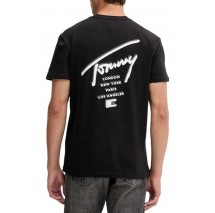TOMMY JEANS REG SIGN CITY TEE EXT T-SHIRT ΜΠΛΟΥΖΑ ΑΝΔΡΙΚΗ BLACK