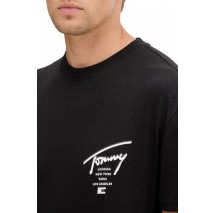 TOMMY JEANS REG SIGN CITY TEE EXT T-SHIRT ΜΠΛΟΥΖΑ ΑΝΔΡΙΚΗ BLACK