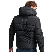 ΜΠΟΥΦΑΝ HOODED SPORTS PUFFER ΑΝΔΡΙΚΟ SUPERDRY BLACK