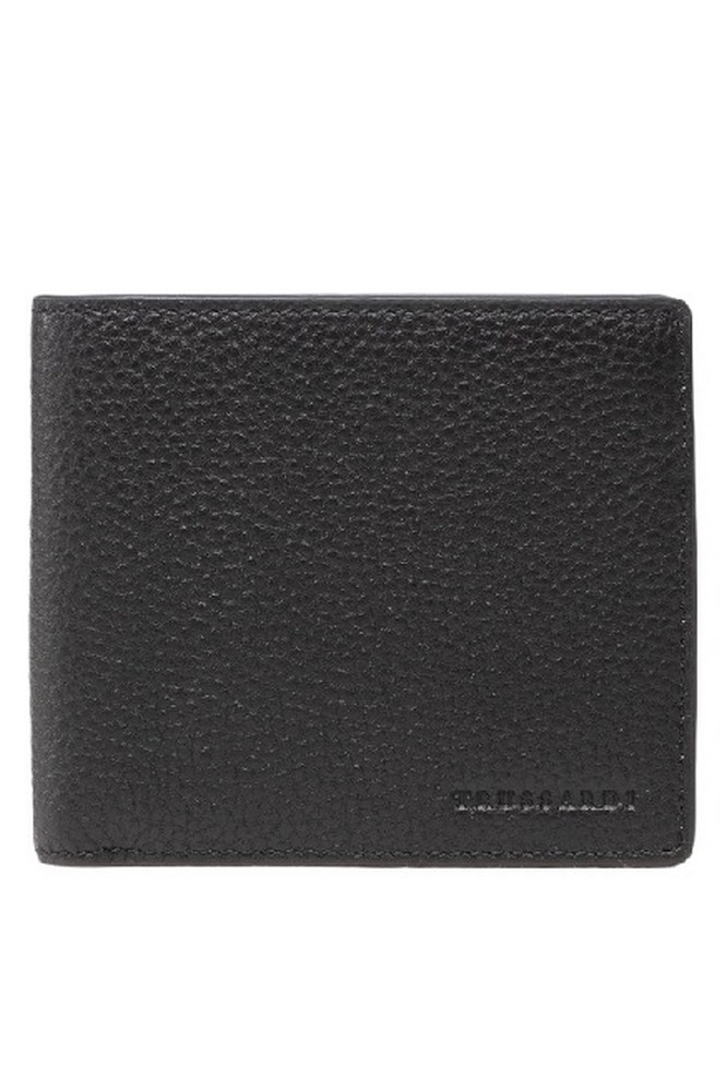 ΑΞΕΣΟΥΑΡ ΠΟΡΤΟΦΟΛΙ HOLDER GRAIN ΑΝΔΡΙΚΟ TRUSSARDI BLACK