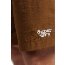 SUPERDRY D2 OVIN VINTAGE SWIMSHORT ΜΑΓΙΟ ΑΝΔΡΙΚΟ BROWN