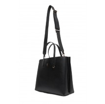 TOMMY HILFIGER DISTINCT SATCHEL ΤΣΑΝΤΑ ΓΥΝΑΙΚΕΙΑ BLACK
