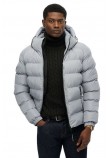 SUPERDRY D1 SDSW HOODED SPORTS PUFFER JACKET ΜΠΟΥΦΑΝ ΑΝΔΡΙΚΟ WASHED DENIM