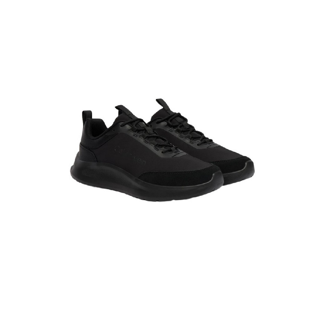 CALVIN KLEIN LIGHT EVA RUNN ESS LACEUP NY-SU ΠΑΠΟΥΤΣΙ ΑΝΔΡΙΚΟ BLACK/BLACK
