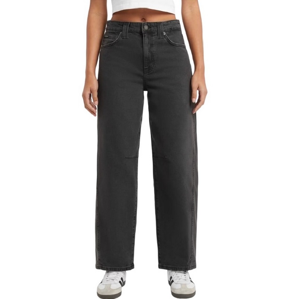 GUESS JEANS BARREL ΠΑΝΤΕΛΟΝΙ ΓΥΝΑΙΚΕΙΟ BLACK DENIM