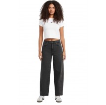 GUESS JEANS BARREL ΠΑΝΤΕΛΟΝΙ ΓΥΝΑΙΚΕΙΟ BLACK DENIM