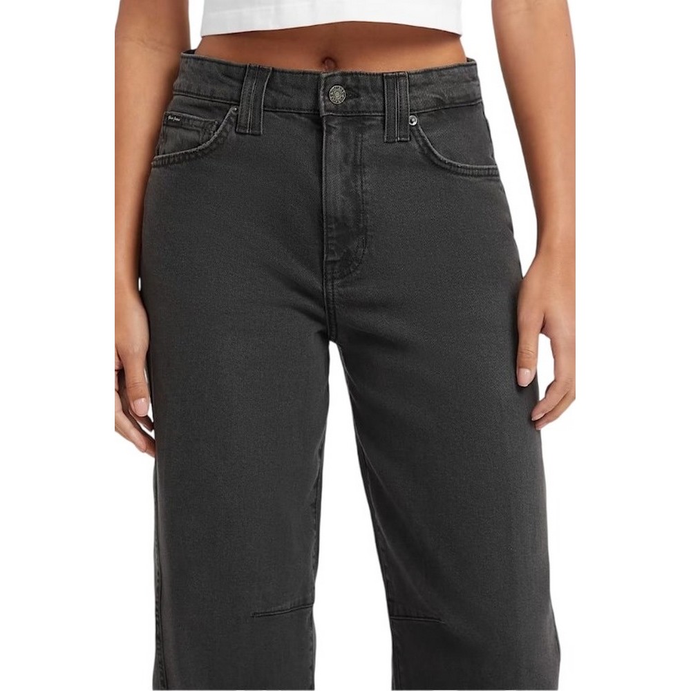 GUESS JEANS BARREL ΠΑΝΤΕΛΟΝΙ ΓΥΝΑΙΚΕΙΟ BLACK DENIM
