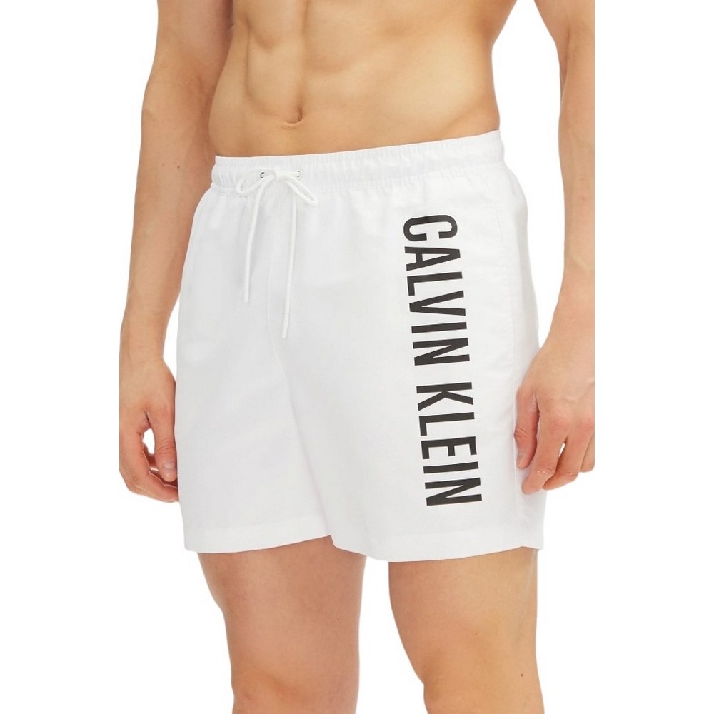 CALVIN KLEIN JEANS MEDIUM DRAWSTRING ΜΑΓΙΟ ΑΝΔΡΙΚΟ WHITE