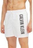 CALVIN KLEIN JEANS MEDIUM DRAWSTRING ΜΑΓΙΟ ΑΝΔΡΙΚΟ WHITE