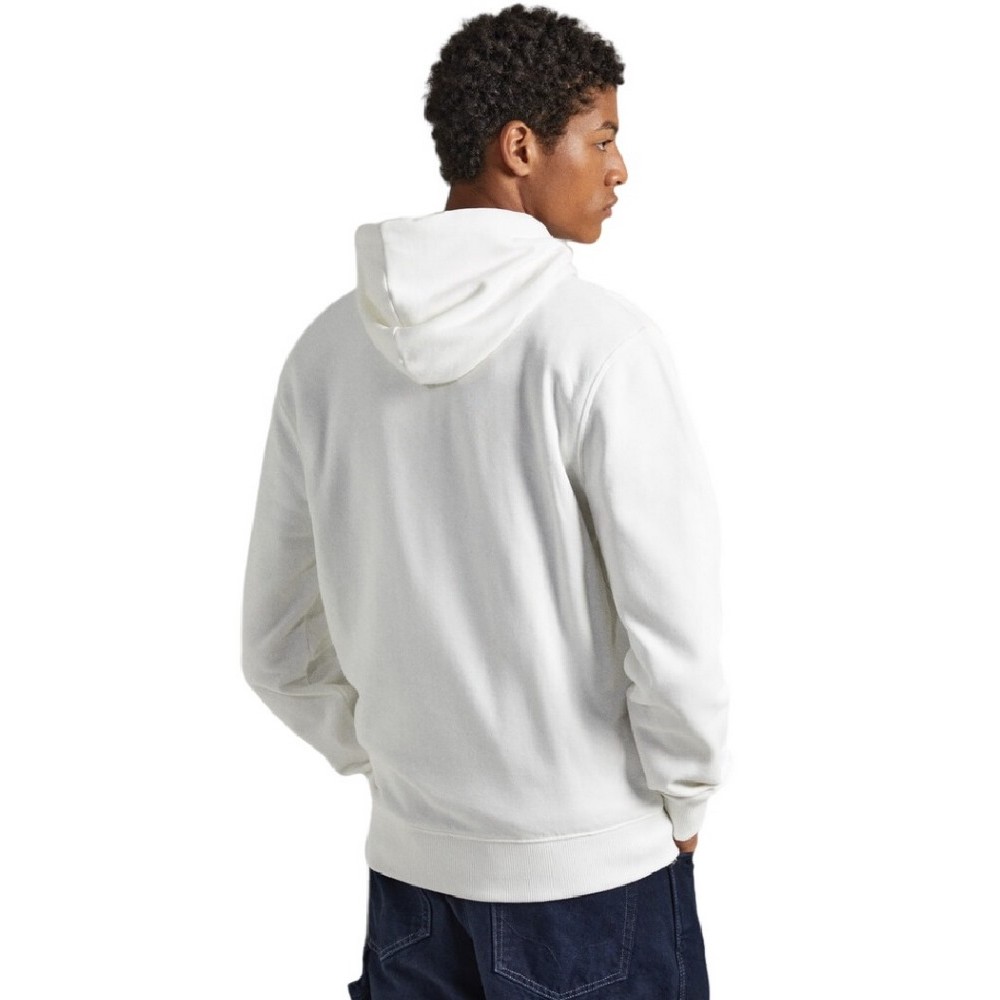 PEPE JEANS LONDON RYAN HOODIE ΦΟΥΤΕΡ ΜΠΛΟΥΖΑ ΑΝΔΡΙΚΗ WHITE