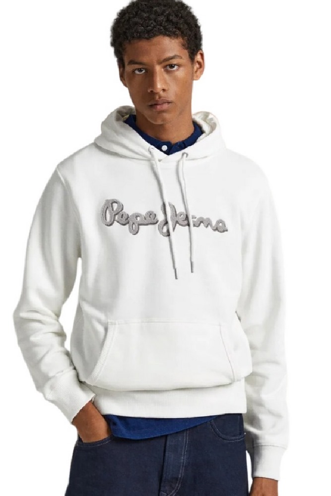 PEPE JEANS E2 DROP 2B RYAN HOODIE ΦΟΥΤΕΡ ΜΠΛΟΥΖΑ ΑΝΔΡΙΚ WHITE