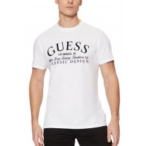 GUESS CLASSIC DESIGN TEE T-SHIRT ΜΠΛΟΥΖΑ ΑΝΔΡΙΚΗ WHITE