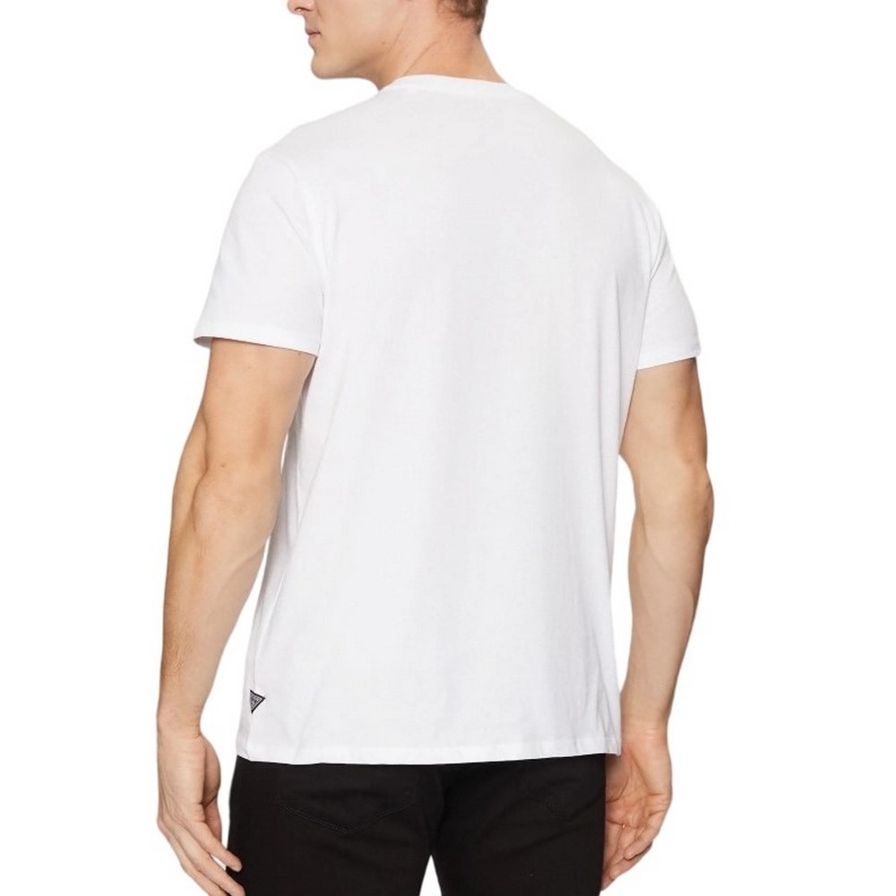 GUESS CLASSIC DESIGN TEE T-SHIRT ΜΠΛΟΥΖΑ ΑΝΔΡΙΚΗ WHITE