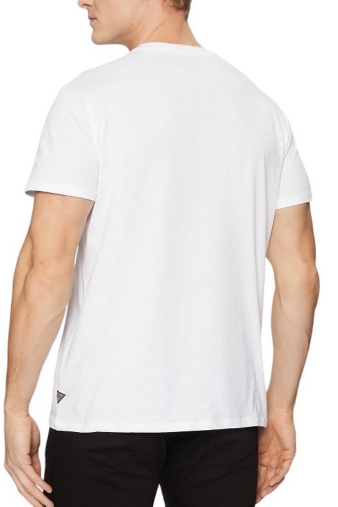 GUESS CLASSIC DESIGN TEE T-SHIRT ΜΠΛΟΥΖΑ ΑΝΔΡΙΚΗ WHITE