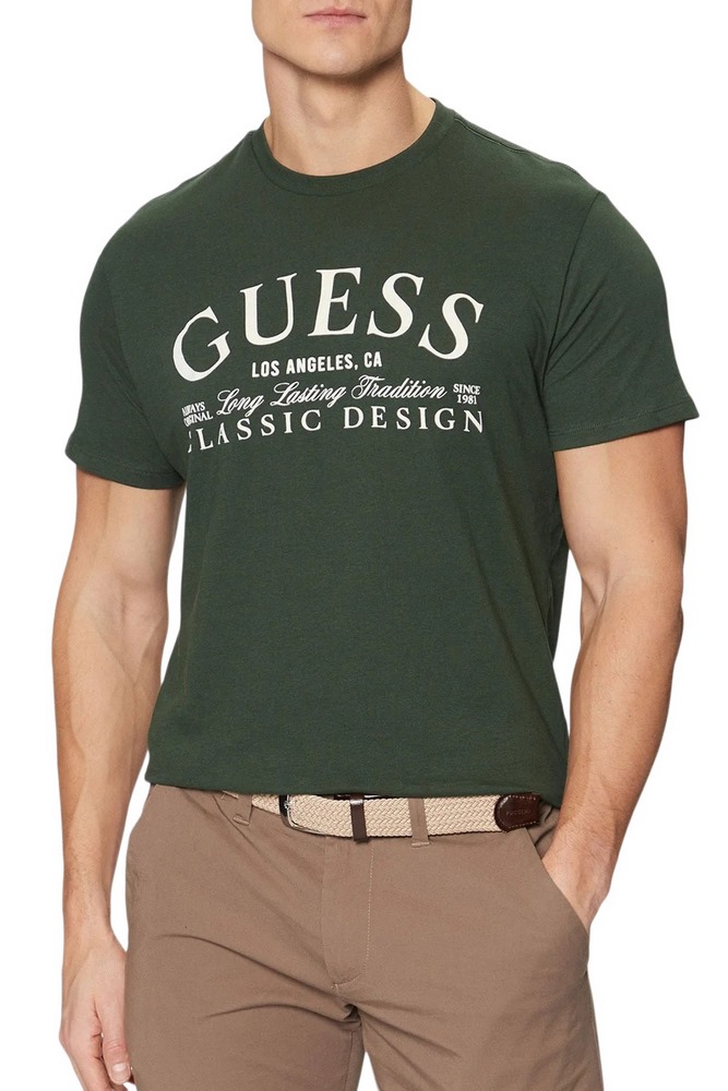 GUESS CLASSIC DESIGN TEE T-SHIRT ΜΠΛΟΥΖΑ ΑΝΔΡΙΚΗ GREEN