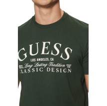 GUESS CLASSIC DESIGN TEE T-SHIRT ΜΠΛΟΥΖΑ ΑΝΔΡΙΚΗ GREEN