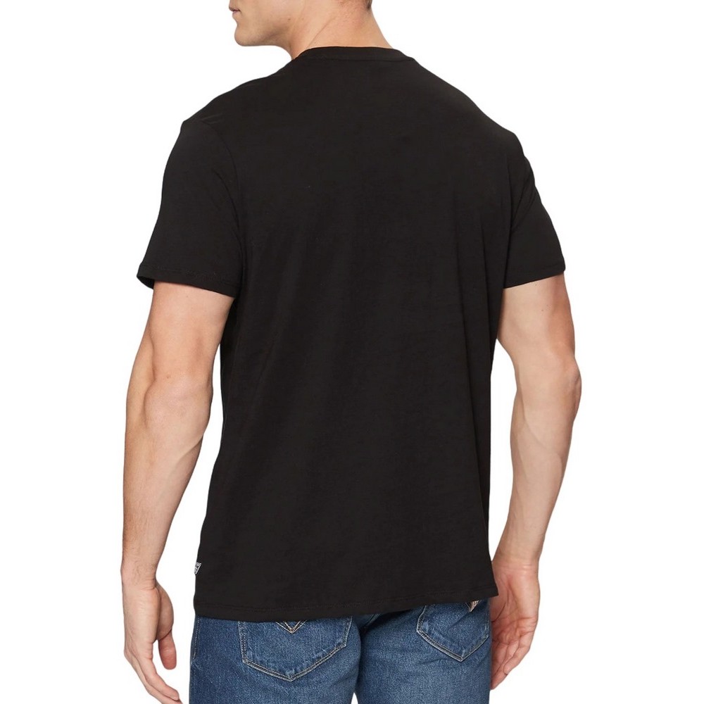 GUESS CLASSIC DESIGN TEE T-SHIRT ΜΠΛΟΥΖΑ ΑΝΔΡΙΚΗ BLACK