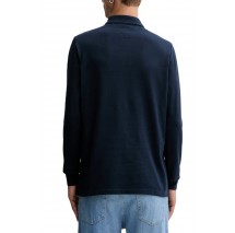 TOMMY JEANS SLIM PLACKET POLO LS EXT ΜΠΛΟΥΖΑ ΑΝΔΡΙΚΗ NAVY