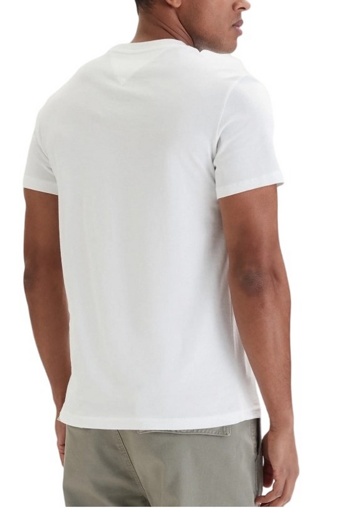 TOMMY JEANS SLIM SIGN CHEST T-SHIRT ΜΠΛΟΥΖΑ ΑΝΔΡΙΚΗ ECRU