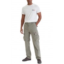 TOMMY JEANS SLIM SIGN CHEST T-SHIRT ΜΠΛΟΥΖΑ ΑΝΔΡΙΚΗ ECRU