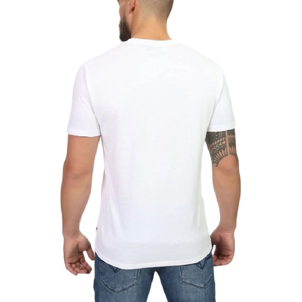 GUESS CITY LOGO T-SHIRT ΜΠΛΟΥΖΑ ΑΝΔΡΙΚΗ WHITE