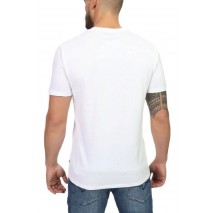 GUESS CITY LOGO T-SHIRT ΜΠΛΟΥΖΑ ΑΝΔΡΙΚΗ WHITE