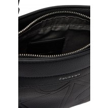 CALVIN KLEIN EMBLEM EMBOSS SLIM FLATPACK ΤΣΑΝΤΑ ΑΝΔΡΙΚΗ BLACK