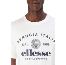 ELLESSE HERITAGE PEPITO TEE T-SHIRT ΜΠΛΟΥΖΑ ΑΝΔΡΙΚΗ WHITE