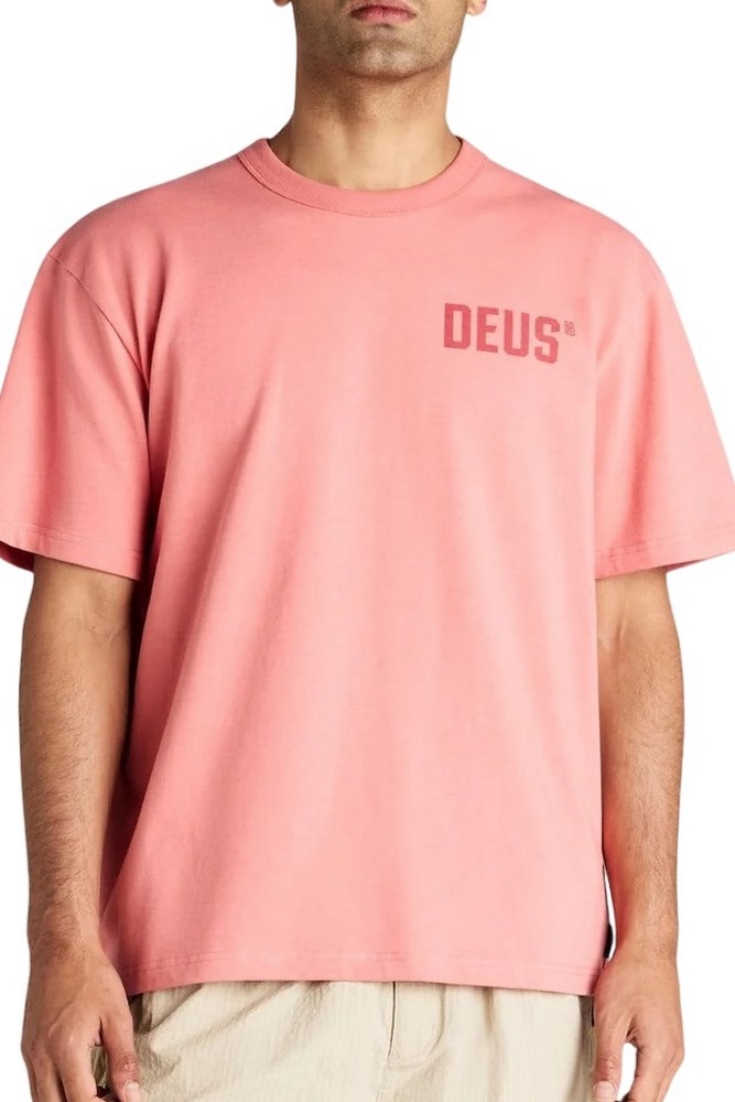 DEUS HEMLOCK TEE DMP251983A T-SHIRT ΜΠΛΟΥΖΑ ΑΝΔΡΙΚΗ PEACH