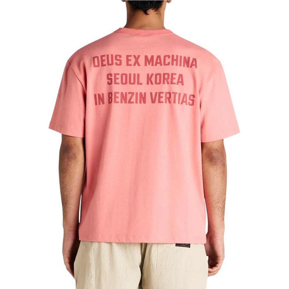 DEUS HEMLOCK TEE DMP251983A T-SHIRT ΜΠΛΟΥΖΑ ΑΝΔΡΙΚΗ PEACH