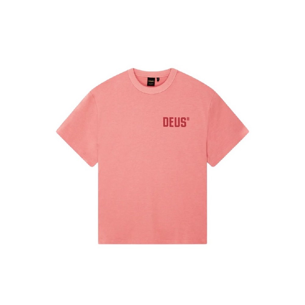 DEUS HEMLOCK TEE DMP251983A T-SHIRT ΜΠΛΟΥΖΑ ΑΝΔΡΙΚΗ PEACH