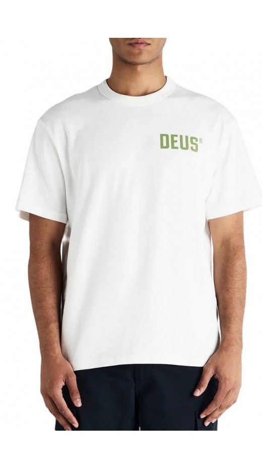 DEUS HEMLOCK TEE DMP251983A T-SHIRT ΜΠΛΟΥΖΑ ΑΝΔΡΙΚΗ WHITE