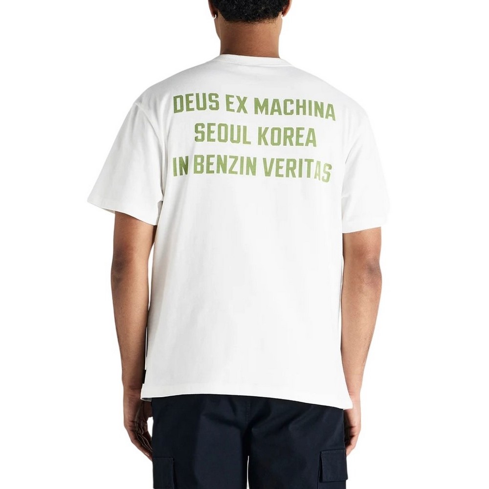 DEUS HEMLOCK TEE DMP251983A T-SHIRT ΜΠΛΟΥΖΑ ΑΝΔΡΙΚΗ WHITE