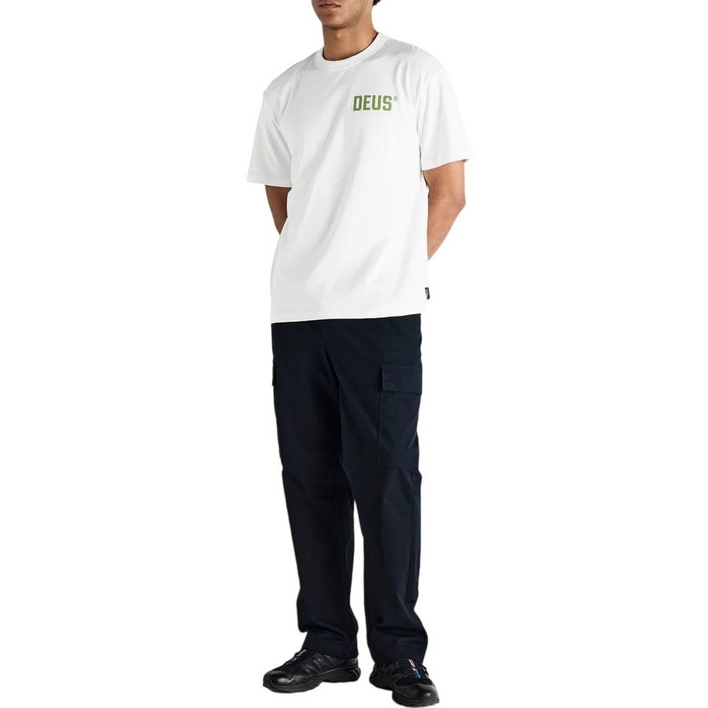 DEUS HEMLOCK TEE DMP251983A T-SHIRT ΜΠΛΟΥΖΑ ΑΝΔΡΙΚΗ WHITE