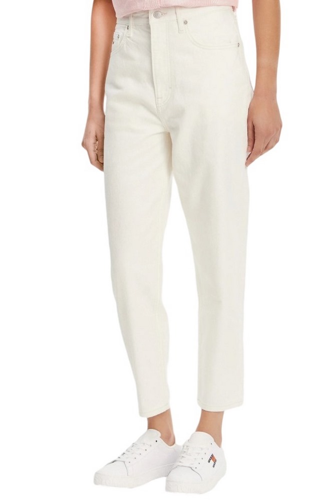 TOMMY JEANS MOM JEAN UH TPR BI4191 ΠΑΝΤΕΛΟΝΙ ΓΥΝΑΙΚΕΙΟ DENIM WHITE