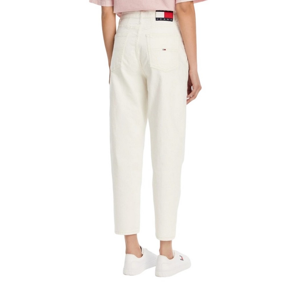 TOMMY JEANS MOM JEAN UH TPR BI4191 ΠΑΝΤΕΛΟΝΙ ΓΥΝΑΙΚΕΙΟ DENIM WHITE
