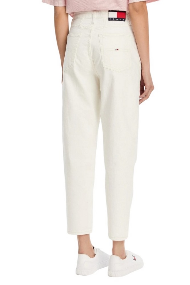 TOMMY JEANS MOM JEAN UH TPR BI4191 ΠΑΝΤΕΛΟΝΙ ΓΥΝΑΙΚΕΙΟ DENIM WHITE