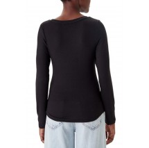 TOMMY JEANS REG SOFT RIB ESSENTIAL LS ΜΠΛΟΥΖΑ ΓΥΝΑΙΚΕΙΑ BLACK