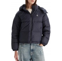 CALVIN KLEIN JEANS ESSENTIAL MIDWEIGHT PUFFER JACKE ΜΠΟΥΦΑΝ ΓΥΝΑΙΚΕΙΟ DARK NAVY