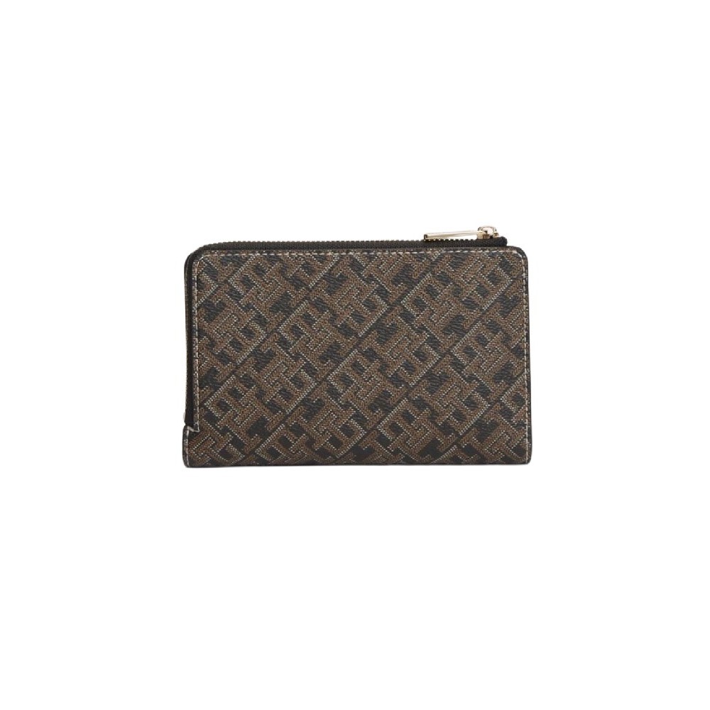 TOMMY HILFIGER ICON BIFOLD WALLET MONOPLAY ΠΟΡΤΟΦΟΛΙ ΓΥΝΑΙΚΕΙΟ BLACK