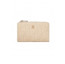TOMMY HILFIGER ICON BIFOLD WALLET MONOPLAY ΠΟΡΤΟΦΟΛΙ ΓΥΝΑΙΚΕΙΟ NEUTRAL
