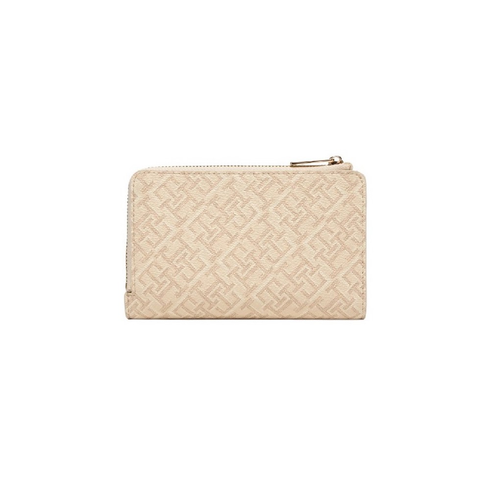 TOMMY HILFIGER ICON BIFOLD WALLET MONOPLAY ΠΟΡΤΟΦΟΛΙ ΓΥΝΑΙΚΕΙΟ NEUTRAL