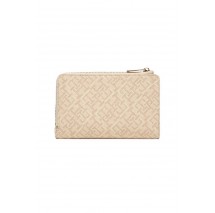 TOMMY HILFIGER ICON BIFOLD WALLET MONOPLAY ΠΟΡΤΟΦΟΛΙ ΓΥΝΑΙΚΕΙΟ NEUTRAL