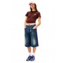 TOMMY JEANS REG TOM MY JEANS TEE T-SHIRT ΜΠΛΟΥΖΑ ΓΥΝΑΙΚΕΙΑ BROWN